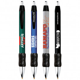 Product: Bic WideBody Chrome w/Rubber Grip Pen