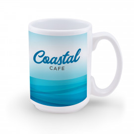Product: White Full Color Photo Mug 15 oz.