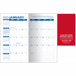 Product: Promotional Budget Marble Monthly Planner