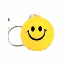 Product: Smiley Face Squeeze Toy Key Chain
