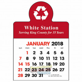 Product: Half Circle Stick Up Calendar