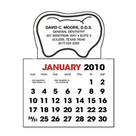 Product: Tooth Stick Up Calendar