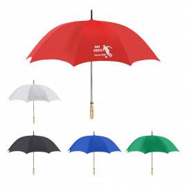 Product: 60" ARC GOLF UMBRELLA WITH 100% RPET CANOPY