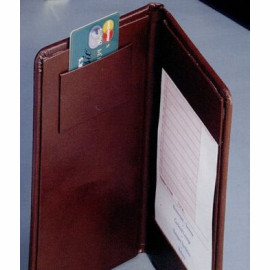 Product: Castillian/ Linen Guest Check Presentor w/ 2 Horizontal Pocket