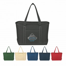 Product: LARGE COTTON CANVAS YACHT TOTE BAG