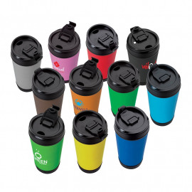Product: Perka® Hibiscus IV 17 oz. Insulated Spill-Proof Mug