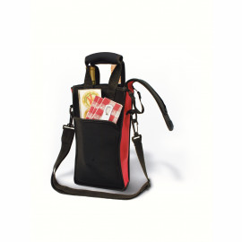 Product: Zip-N-Go Picnic Neoprene 2 Bottle Wine Bag w/ Traveler's Corkscrew