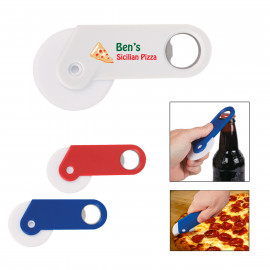 Product: PIZZA CUTTER WITH BOTTLE OPENER