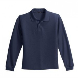 Product: Port Authority ® Youth Long Sleeve Silk Touch Polo