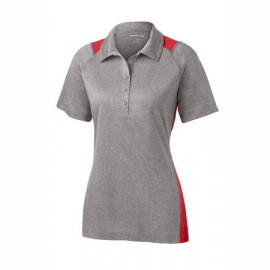 Product: Sport-Tek® Ladies Heather Colorblock Contender Polo