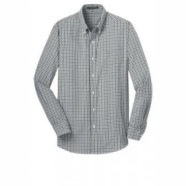Product: Port Authority® Long Sleeve Gingham Easy Care Shirt