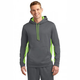 Product: Sport-Tek® Sport-Wick® Fleece Colorblock Hooded Pullover