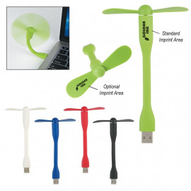 Product: USB TWO BLADE MINI FLEXIBLE FAN