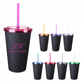 Product: 16 Oz. Newport Tumbler with Straw