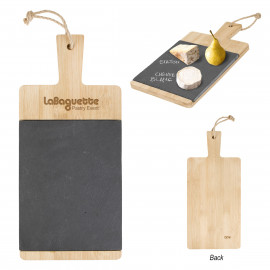 Product: BAMBOO & SLATE CHARCUTERIE CUTTING BOARD