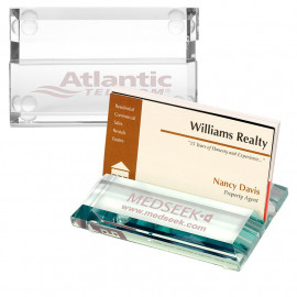 Product: ATRIUM GLASS BUSINESS CARD HOLDER