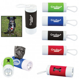 Product: PET WASTE DISPOSAL BAG DISPENSER WITH FLASHLIGHT