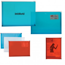 Product: PP ZIP-CLOSURE ENVELOPE WITH BUSINESS CARD SLOT