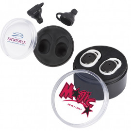 Product: WIRELESS IN-EAR BUDS IN ROUND CASE