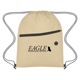 Product: Non-Woven Hit Sports Pack With Front Zipper - Clearance (Natural Only)