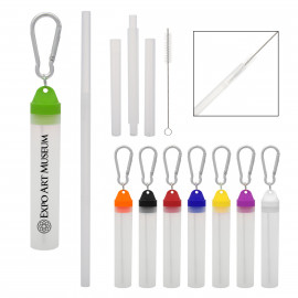 Product: BUILDABLE STRAW KIT IN TRAVEL CASE