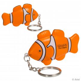 Product: Clown Fish Stress Reliever Key Chain