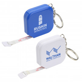 Product: Square 5' Tape Measure with Key Chain