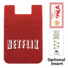 Product: Dual Pocket Cell Phone Sleeve with 3M Adhesive Backing