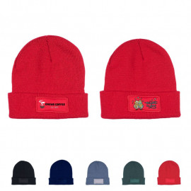 Product: KNIT BEANIE WITH PATCH