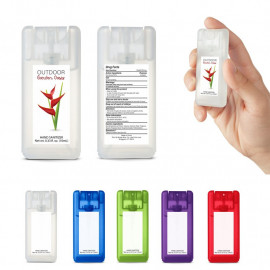 Product: MINI RECTANGLE CARD SHAPE HAND SANITIZER SPRAY
