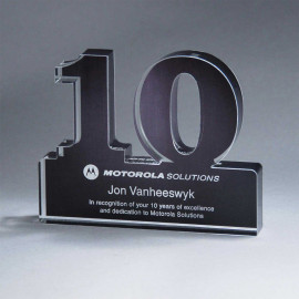 Product: Freestanding 10 Year Anniversary Award