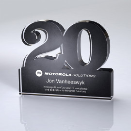 Product: Freestanding 20 Year Anniversary Award