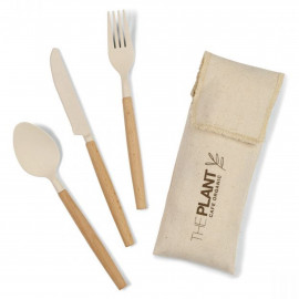 Product: Gaia Bamboo Fiber Cutlery Set