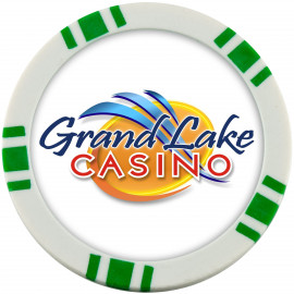 Product: Ball Marker/Poker Chip/Keepsake Token with Four Color Process Dome Print