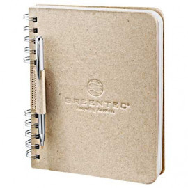 Product: 6" x 7.5" Recycled Cardboard Spiral JournalBook®