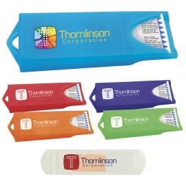Product: Colored Dispenser w/Custom-Printed Tattoo Bandages