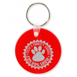 Product: Large Round Soft Key Tag
