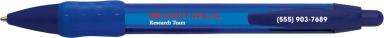 Bic WideBody Clear w/ Rubber Grip Pen