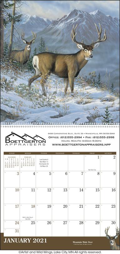 Wildlife Art Calendar