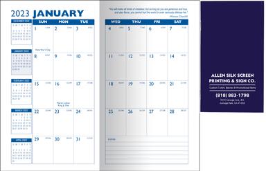 Promotional Budget Marble Monthly Planner