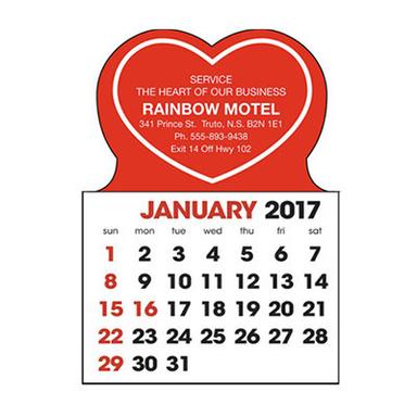 Heart Stick Up Calendar