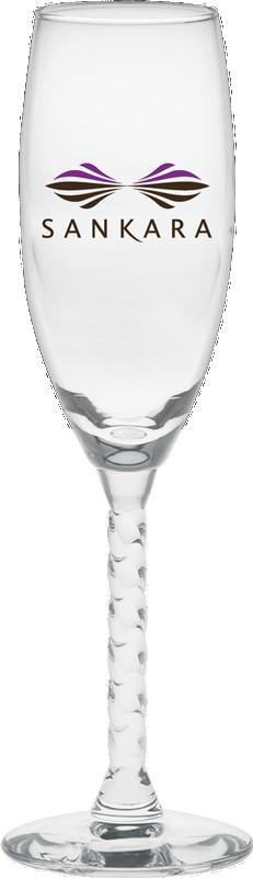 5.75 oz. Twisted Stem Flute