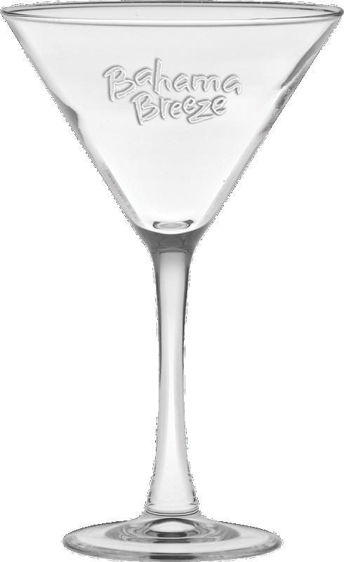 10 oz. Classic Stem Large Martini - Deep Etched
