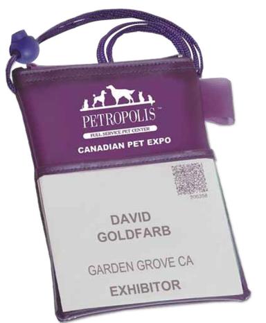 Trade Show Badge Holder
