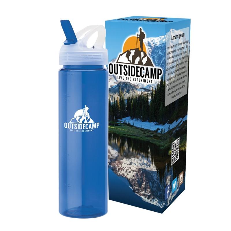 Newport 25 oz. PET Bottle with Flip Spout