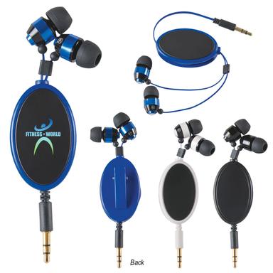 Retractable Metal Earbuds