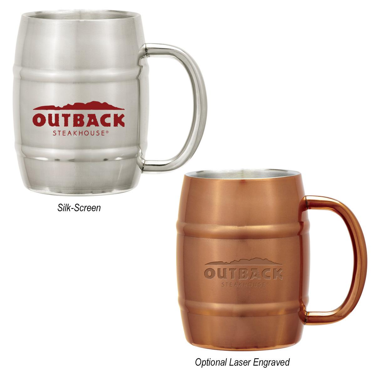 14 OZ. MOSCOW MULE BARREL MUG