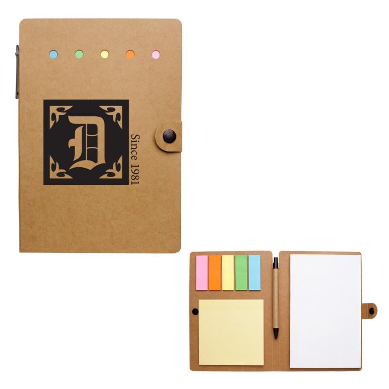 LARGE SNAP NOTEBOOK WITH DESK ESSENTIALS