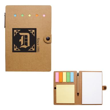 LARGE SNAP NOTEBOOK WITH DESK ESSENTIALS