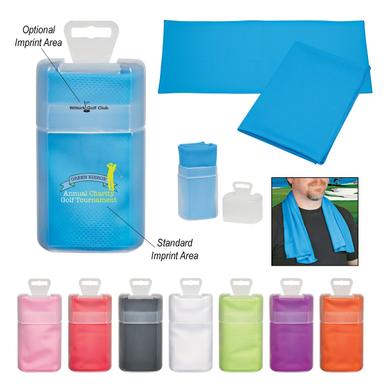 COOLING TOWEL IN PLASTIC CASE